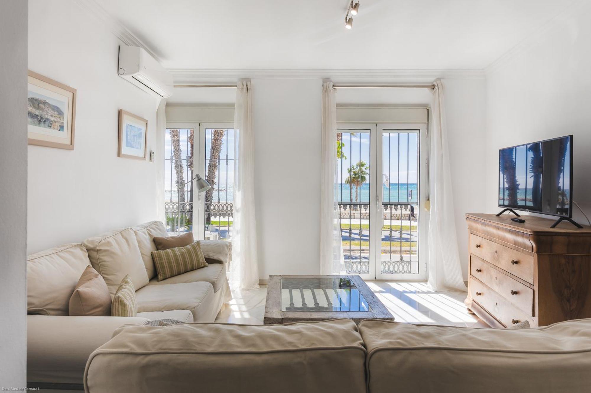 Apartamento Con Vistas Al Mar Málaga Buitenkant foto