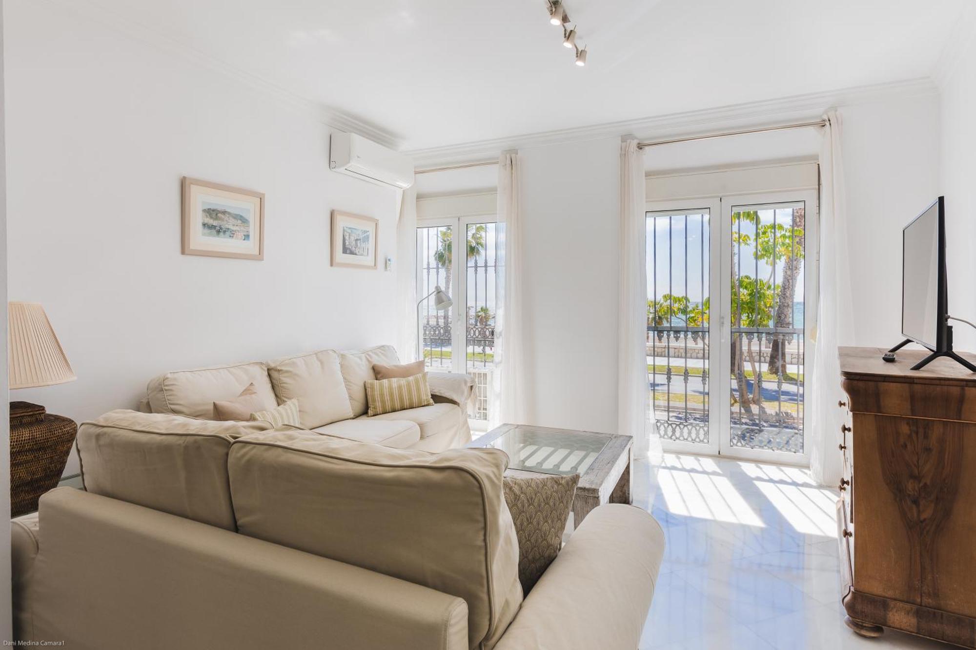 Apartamento Con Vistas Al Mar Málaga Buitenkant foto